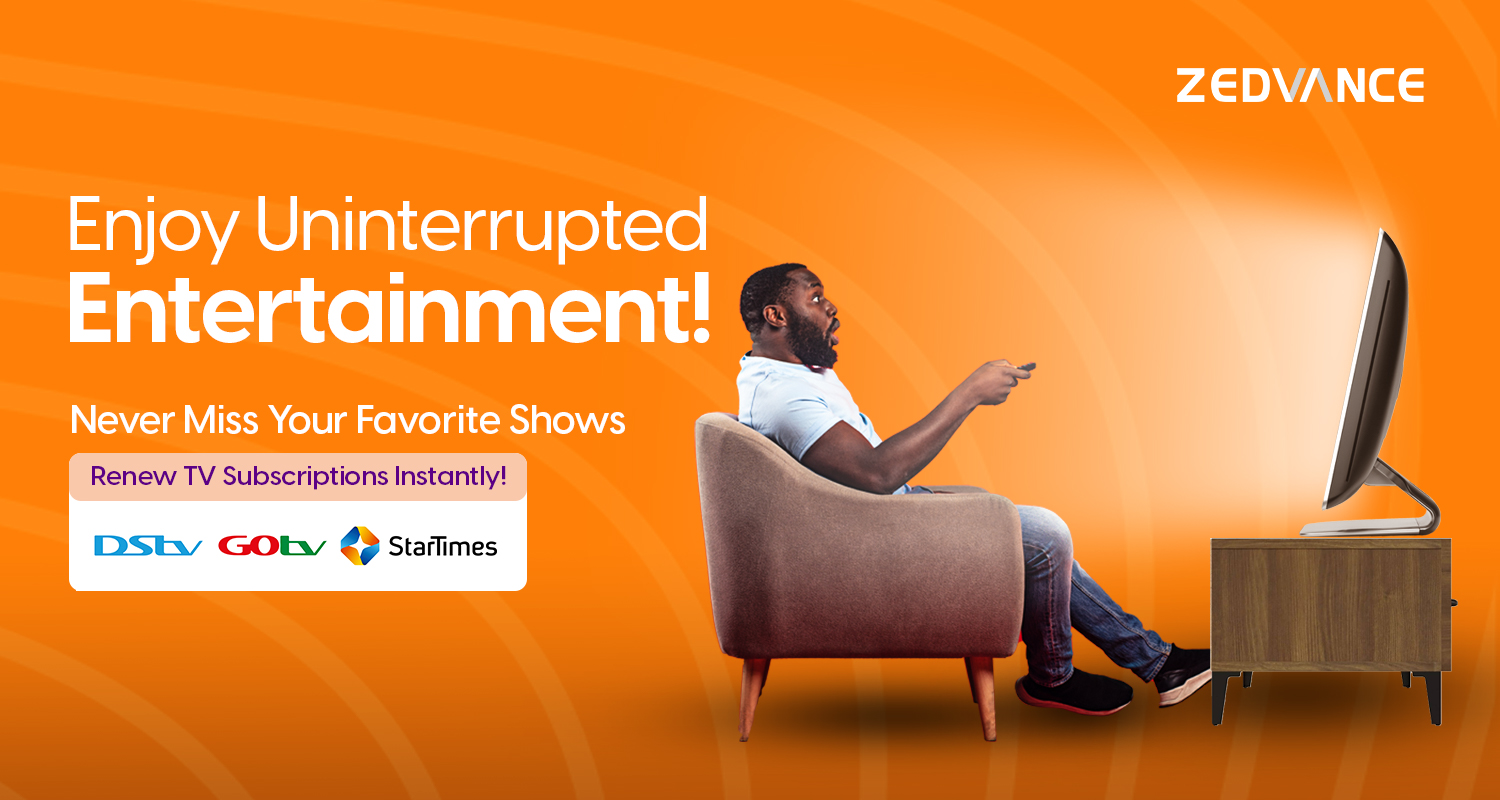 Cable TV Subscriptions on Zedvance App